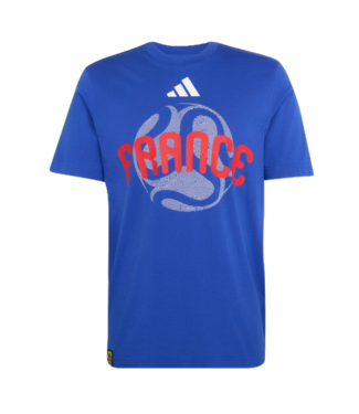 adidas adidas France WC World Cup 2026 OLP Tee Shirt - Bold Blue
