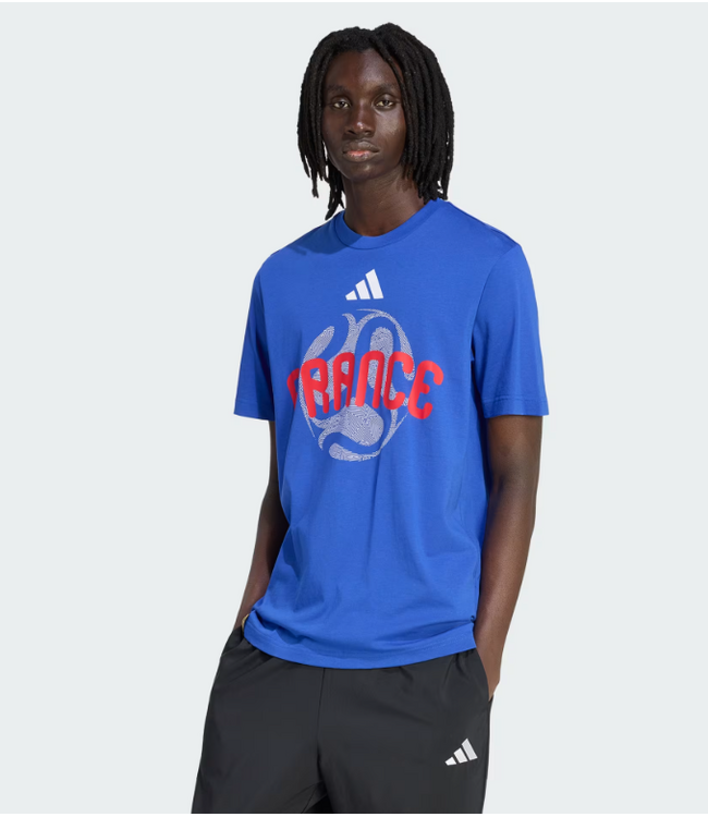 adidas adidas France WC World Cup 2026 OLP Tee Shirt - Bold Blue