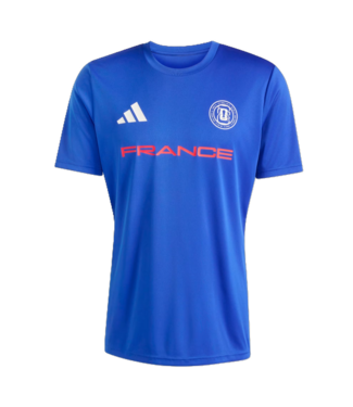 adidas adidas France WC World Cup 2026 Fan Wordmark Jersey - Bold Blue