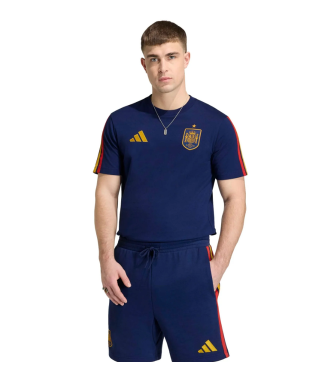 adidas adidas Spain WC World Cup 2026 DNA Fan Tee Shirt - Dark Blue