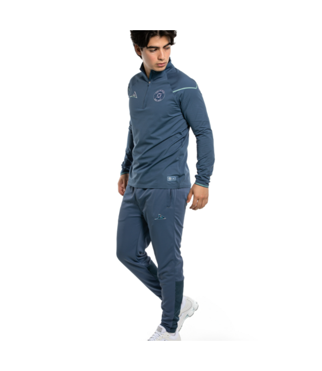 Pirma Pirma Cruz Azul 2026 -27 Quarter Zip Training Top - Steel Blue