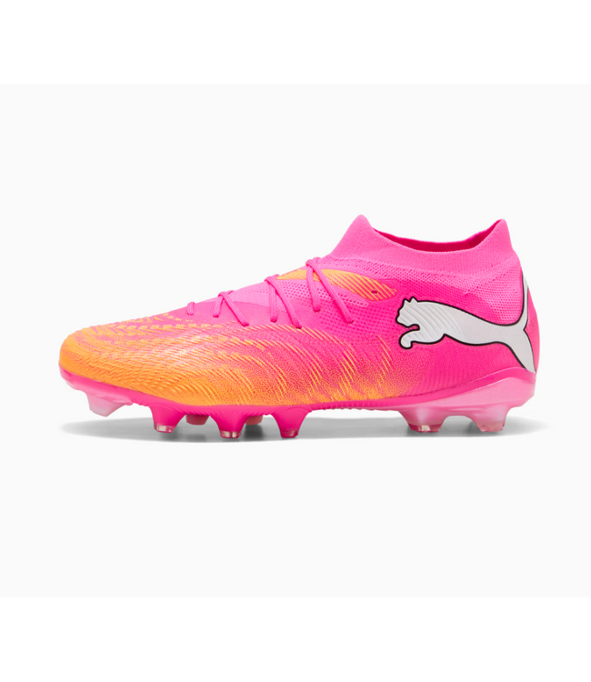 Puma Puma Future 9 Match WC 2026 FG/AG Soccer Shoes - Poison Pink/Sun Stream/Bright Aqua/White