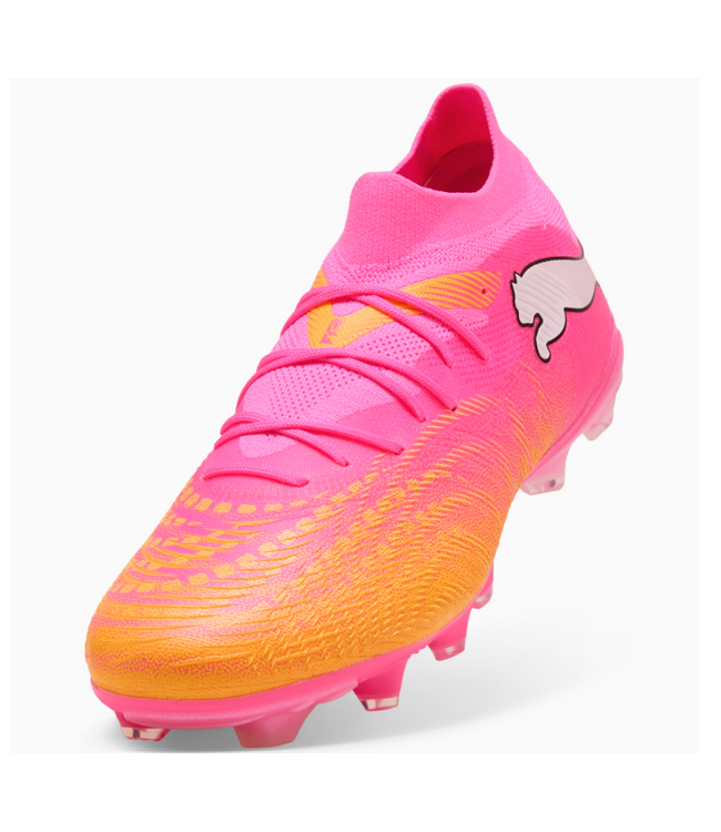 Puma Puma Future 9 Match WC 2026 FG/AG Soccer Shoes - Poison Pink/Sun Stream/Bright Aqua/White