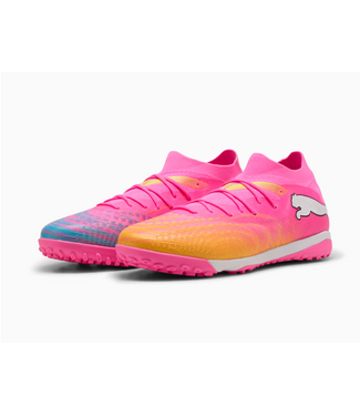 Puma Puma Future 9 Match WC 2026 TT Turf Soccer Shoes - Poison Pink/Sun Stream/Bright Aqua/White