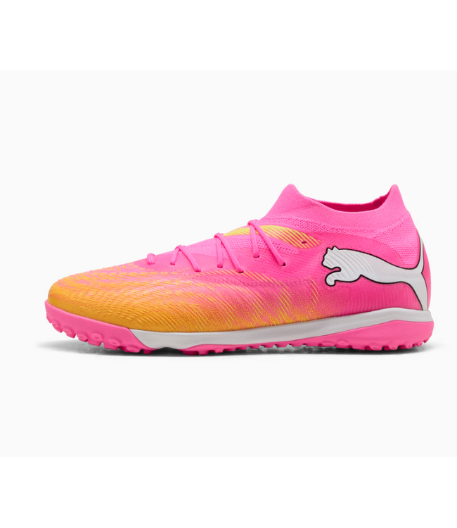 Puma Puma Future 9 Match WC 2026 TT Turf Soccer Shoes - Poison Pink/Sun Stream/Bright Aqua/White