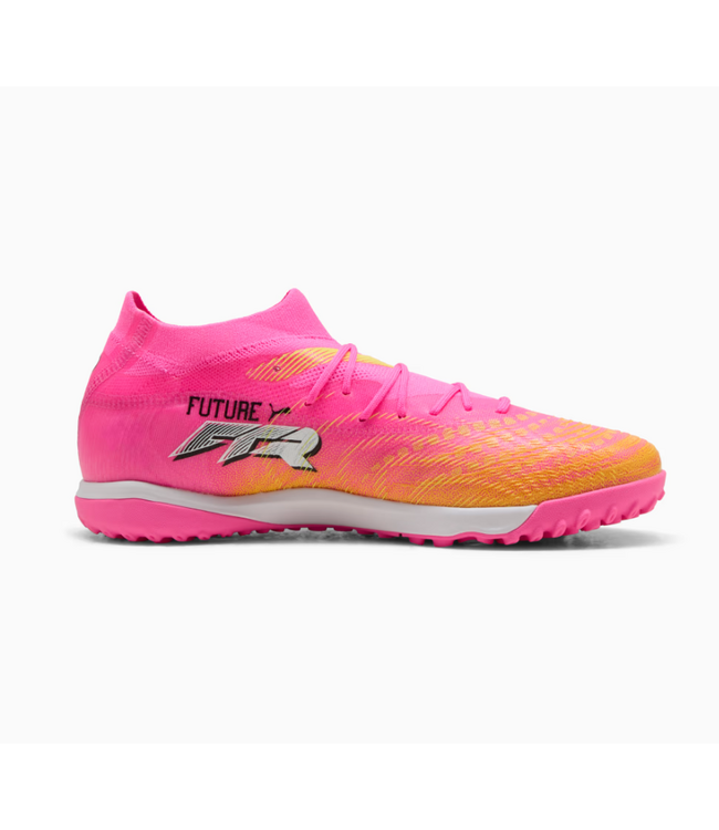 Puma Puma Future 9 Match WC 2026 TT Turf Soccer Shoes - Poison Pink/Sun Stream/Bright Aqua/White