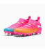 Puma Puma Jr Future 9 Match WC 2026 FG/AG Soccer Shoes -Poison Pink/Sun Stream/Bright Aqua/White Hero Blue/White/Sunset Pink