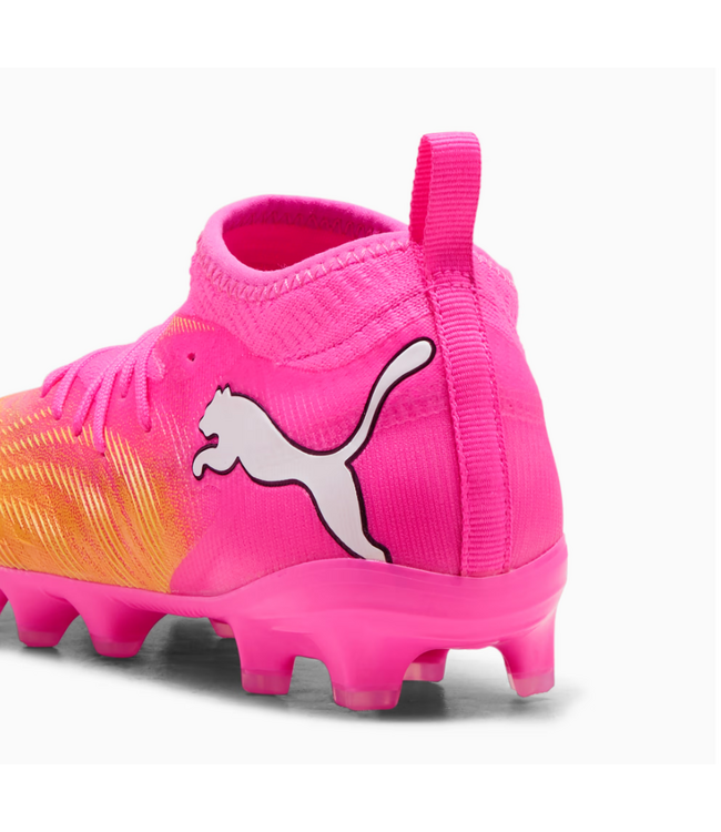 Puma Puma Jr Future 9 Match WC 2026 FG/AG Soccer Shoes -Poison Pink/Sun Stream/Bright Aqua/White Hero Blue/White/Sunset Pink
