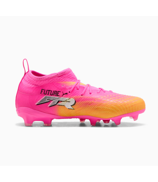 Puma Puma Jr Future 9 Match WC 2026 FG/AG Soccer Shoes -Poison Pink/Sun Stream/Bright Aqua/White Hero Blue/White/Sunset Pink