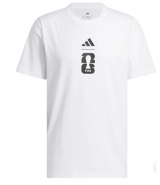 adidas adidas FIFA World Cup 2026 Match Ball Graphic Shirt - White