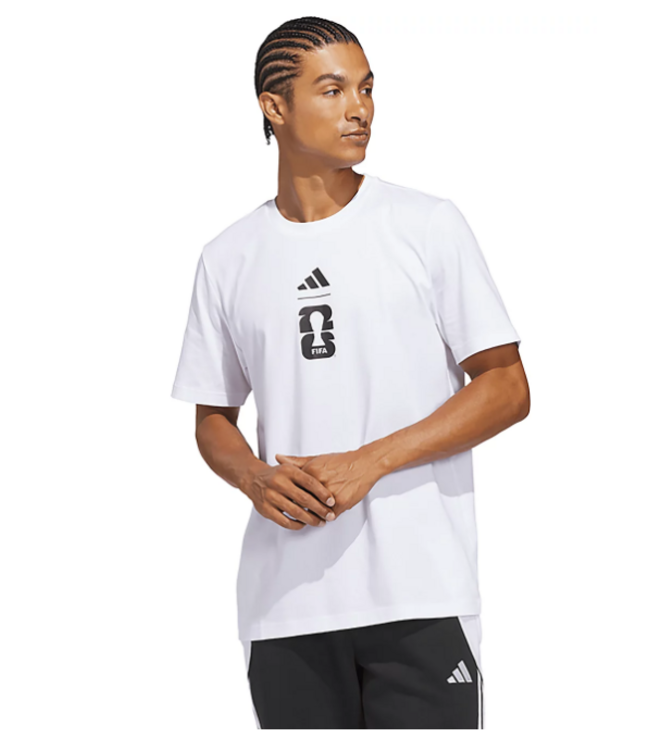 adidas adidas FIFA World Cup 2026 Match Ball Graphic Shirt - White