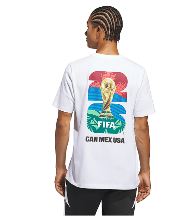 adidas adidas FIFA World Cup 2026 Match Ball Graphic Shirt - White