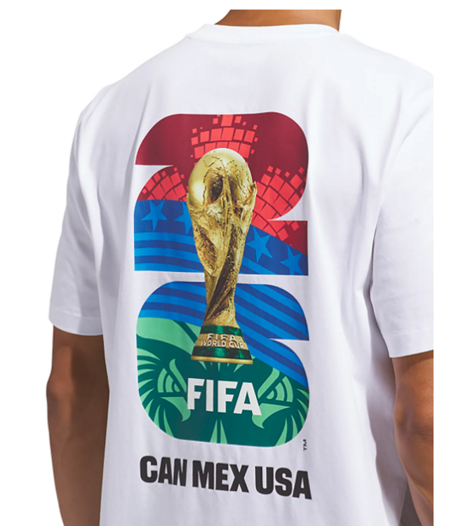 adidas adidas FIFA World Cup 2026 Match Ball Graphic Shirt - White