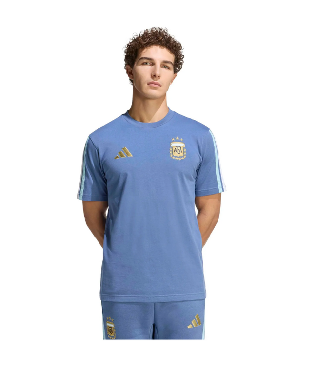 adidas adidas Argentina WC World Cup 2026 DNA Fan Tee Shirt - Crew Blue