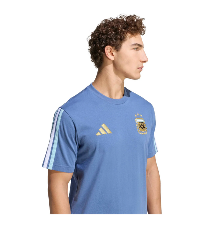 adidas adidas Argentina WC World Cup 2026 DNA Fan Tee Shirt - Crew Blue