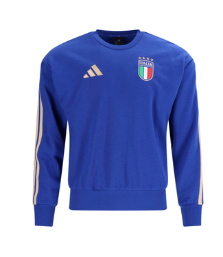 adidas adidas Italy World Cup 2026 DNA Crew Sweatshirt- Bold Blue