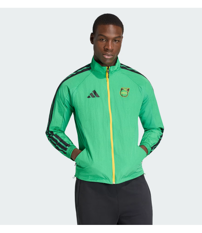 adidas adidas Jamaica World Cup 2026 Bob Marley Home Anthem Jacket - Vivid Green