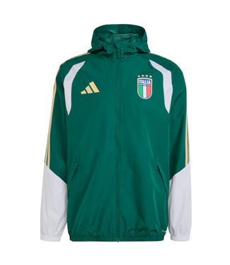adidas adidas Italy WC World Cup 2026 Tiro All Weather Jacket - Collegiate Green