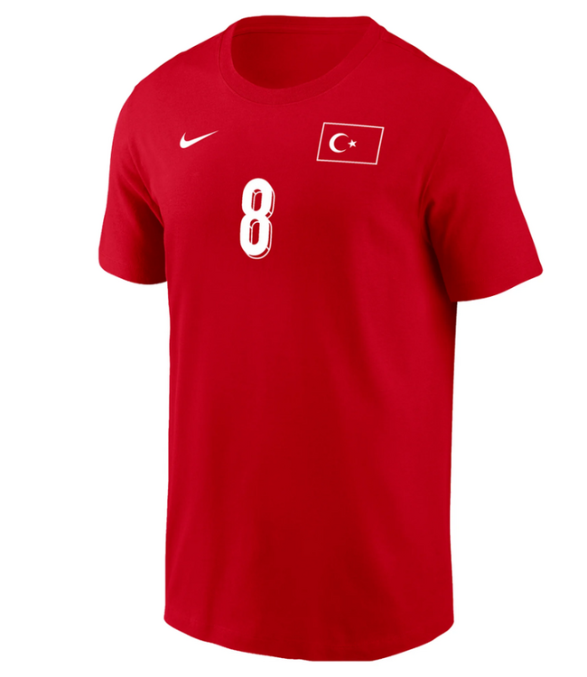 Nike Nike Arda Guler Turkiye WC World Cup 2026 Hero Shirt - Red