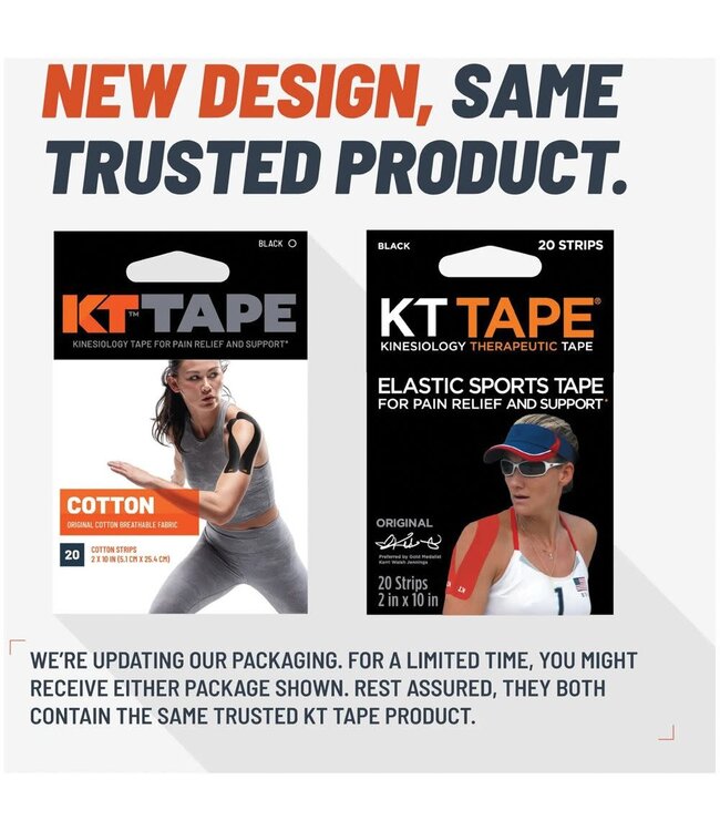 GearX Pro KT Tape Cotton 20 Strip 10" Precut
