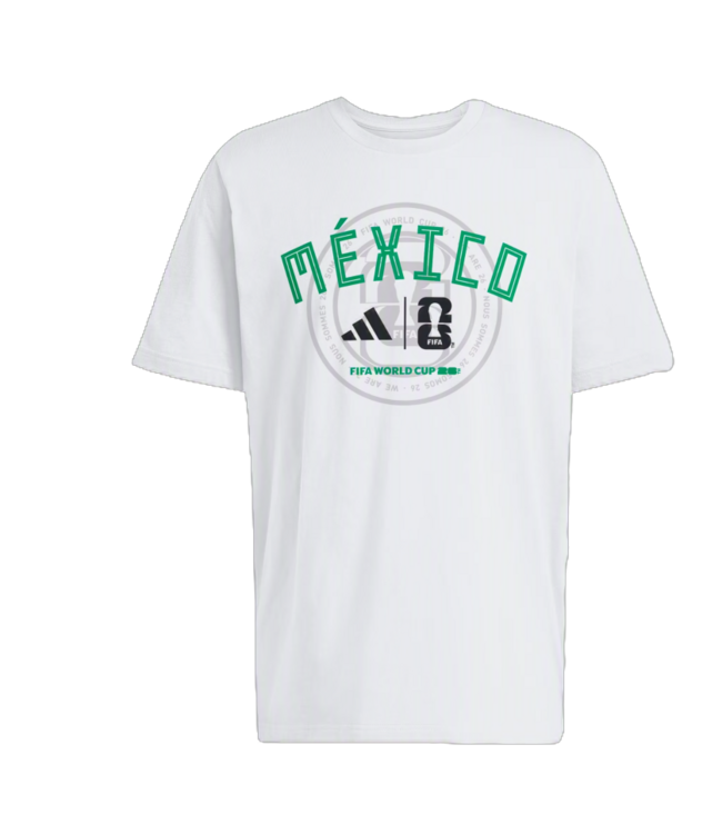 adidas adidas Official FIFA World Cup 2026 Mexico Graphic Tee Shirt - White