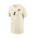 Nike Nike Tyler Adams USA United States WC World Cup 2026 Hero Shirt - Off White