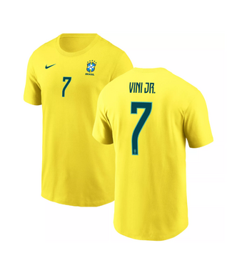 Nike Nike Vinicius Jr Brazil WC World Cup 2026 Hero Shirt - Yellow