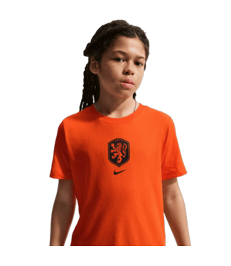 Nike Nike Youth Netherlands World Cup WC 2026 Crest Fan Shirt-Safety Orange