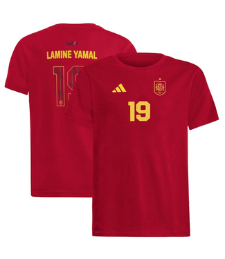 adidas adidas Youth Lamine Yamal Spain WC World Cup 2026 Hero Shirt - Power Red