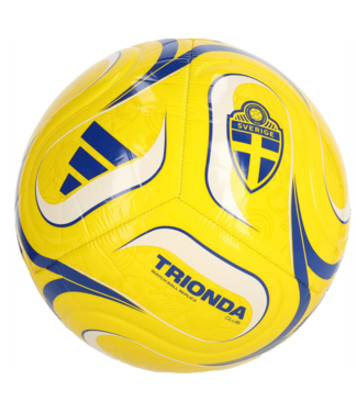 adidas adidas Sweden FIFA World Cup 2026 Trionda Club Soccer Ball - Hazy Yellow/Royal Blue