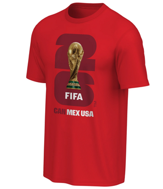 Outerstuff Outerstuff FIFA World Cup 2026 Canada Logo Graphic Shirt - Red