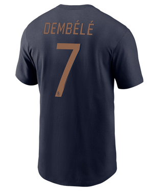 Nike Nike Ousmane Dembele France WC World Cup 2026 Hero Shirt - Navy Blue