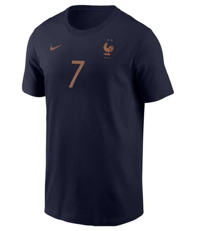 Nike Nike Ousmane Dembele France WC World Cup 2026 Hero Shirt - Navy Blue