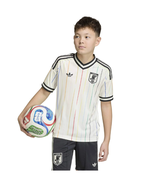 adidas adidas Youth Japan World Cup 2026 Away Jersey - Off White/Black