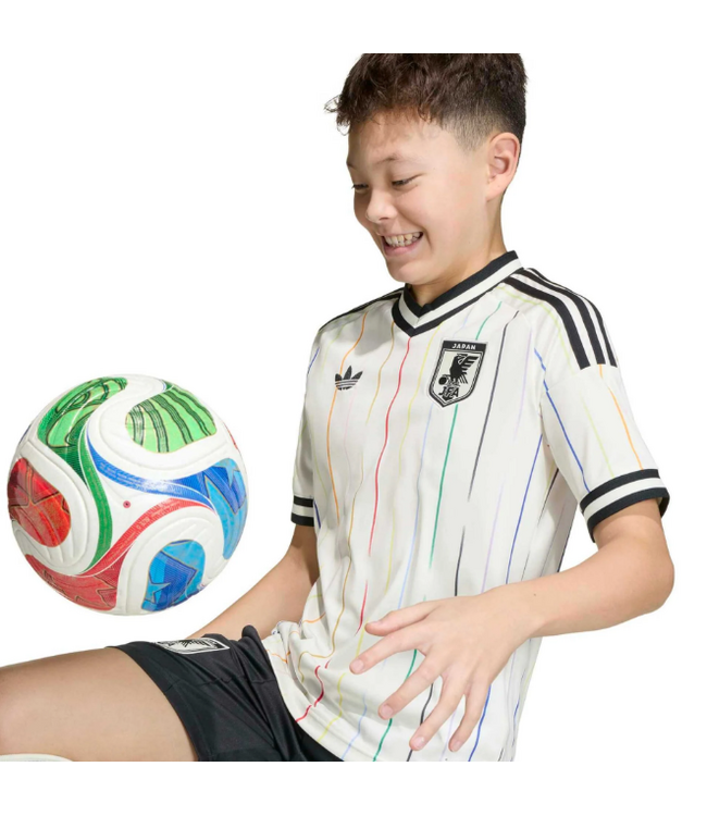 adidas adidas Youth Japan World Cup 2026 Away Jersey - Off White/Black