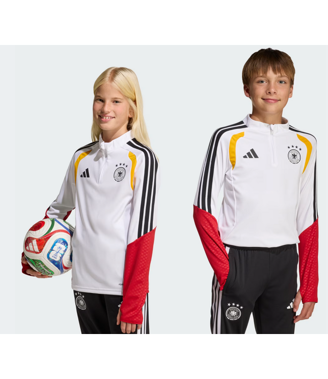 adidas adidas Youth Germany World Cup 2026 LS Training Top - White/Red/Black