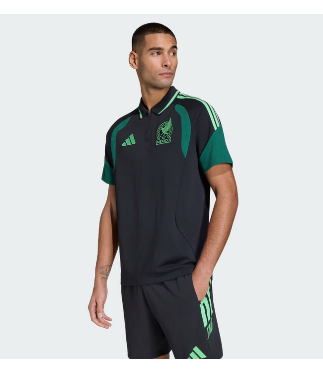 adidas adidas Mexico World Cup 2026 Tiro Polo Shirt- Black