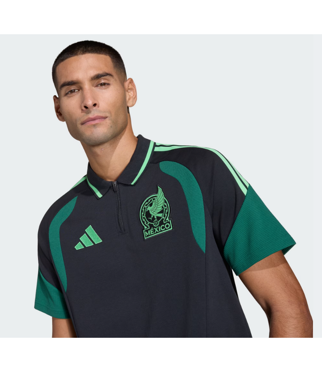 adidas adidas Mexico World Cup 2026 Tiro Polo Shirt- Black
