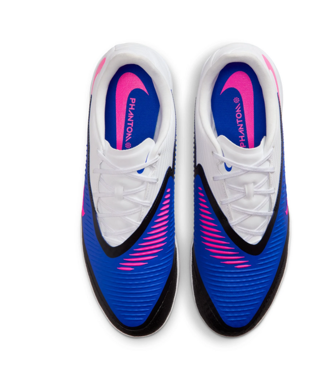 Nike Nike Phantom 6 Academy Low IC indoor Shoes - Racer Blue/Pink Blast/White