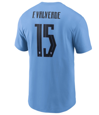 Nike Nike Federico Valverde Uruguay WC World Cup 2026 Hero Shirt - Blue