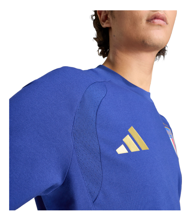 adidas adidas Italy WC World Cup 2026 Tiro Travel Tee Shirt - Victory Blue