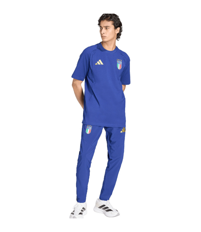 adidas adidas Italy WC World Cup 2026 Tiro Travel Tee Shirt - Victory Blue