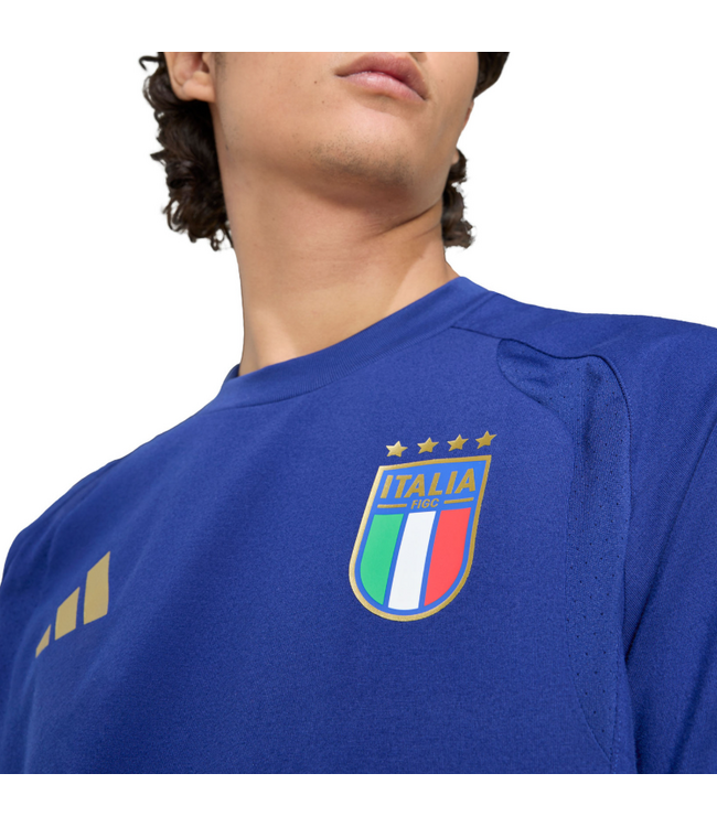 adidas adidas Italy WC World Cup 2026 Tiro Travel Tee Shirt - Victory Blue