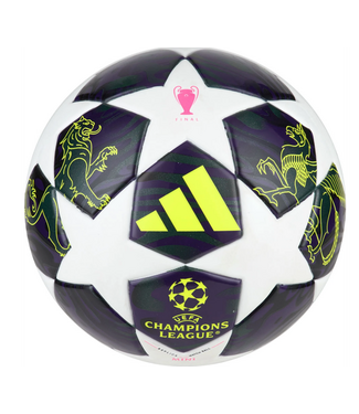 adidas adidas UCL Champions League Budapest Finale 2025 - 26 Mini Ball - Dark Purple/White/Solar Yellow