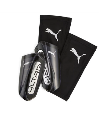 Puma Puma Ultra Flex 25 Sleeve Shin Guards - Black/White