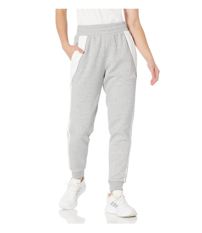 adidas adidas Womens Tiro 24 Sweat Pants - Grey Heather/White