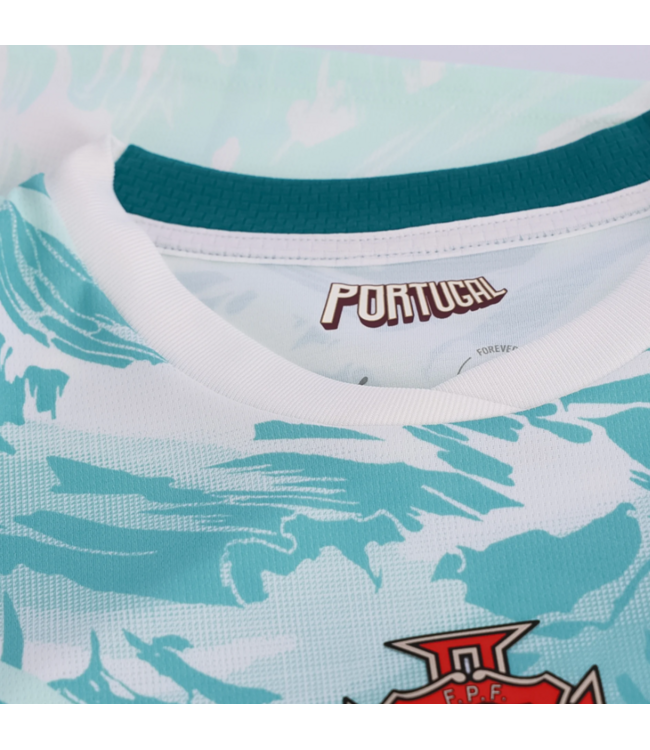 Puma Puma Youth Portugal World Cup 2026 Away Jersey - White/Green Lagoon