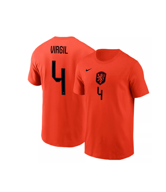 Nike Nike Virgil Van Dijk Netherlands WC World Cup 2026 Hero Shirt - Orange