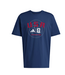 adidas adidas Official FIFA World Cup 2026 USA United States Graphic Tee Shirt - Navy Blue