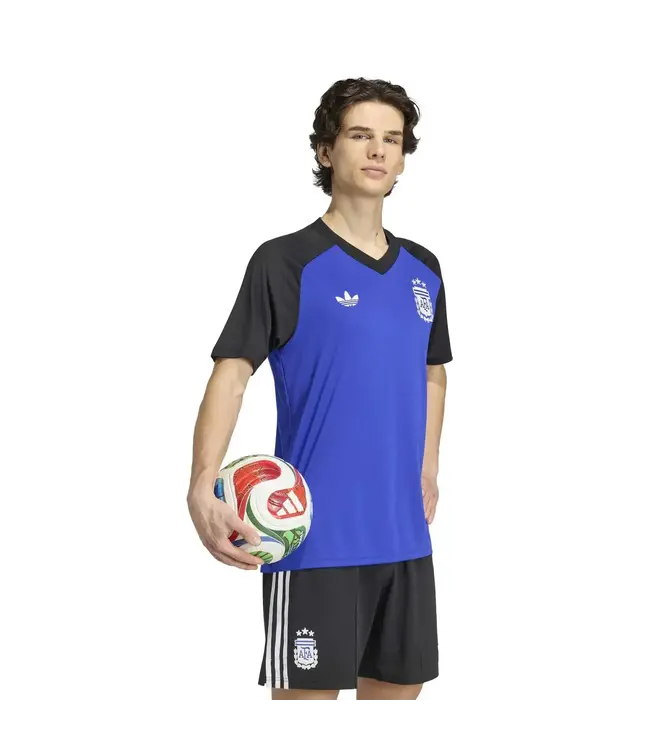 adidas adidas Argentina World Cup 2026 PreMatch Training Jersey - Lucid Blue/Back